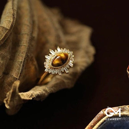 Tiger Eye Vintage Ring