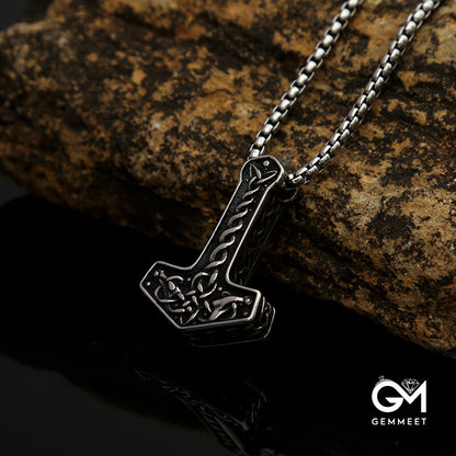 Viking Seafarers Anchor Pendant Necklace