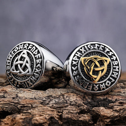 Personalized Celtic Knot Fashion Stainless Steel Ring