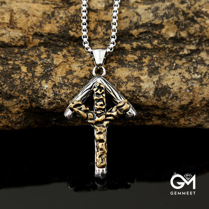 Viking Rune Titanium Steel Necklace