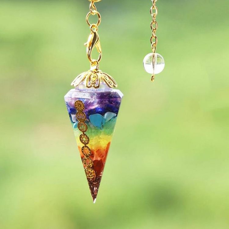 Chakra Orgone Divination Pendulum