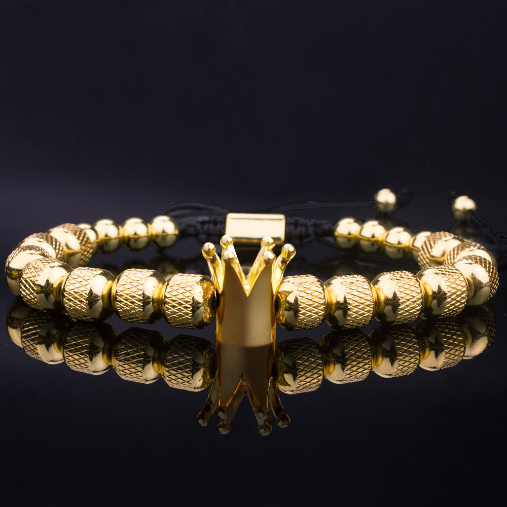 Roman Royal Crown Men Bracelet