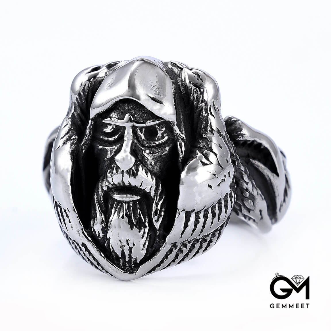 Titanium Steel Head Shape Ring