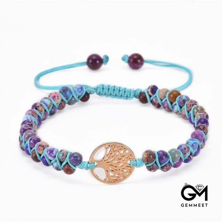 Tree of Life Double Woven Bracelet