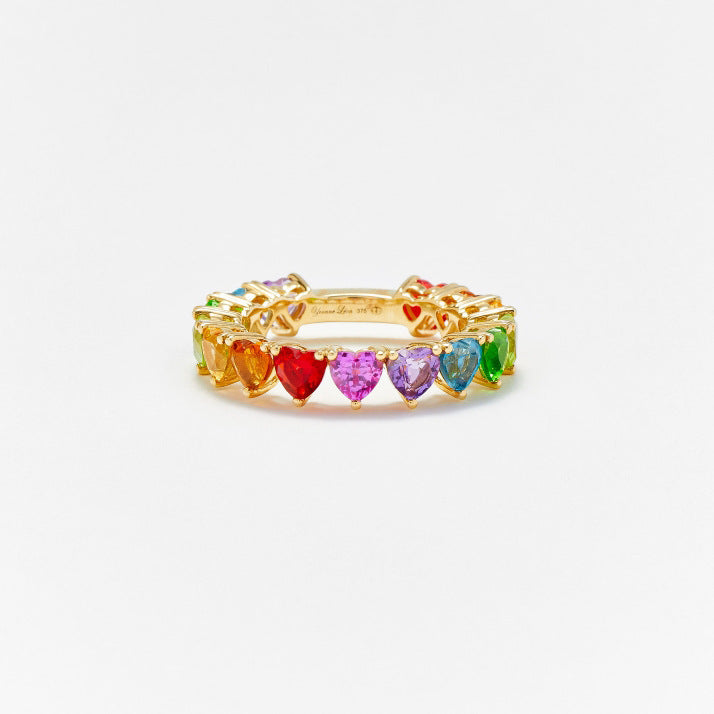 Iridescent Zircon Ring