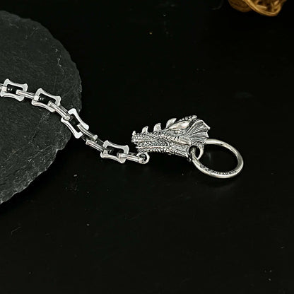 Vintage Men's Evil Dragon Chain Bracelet