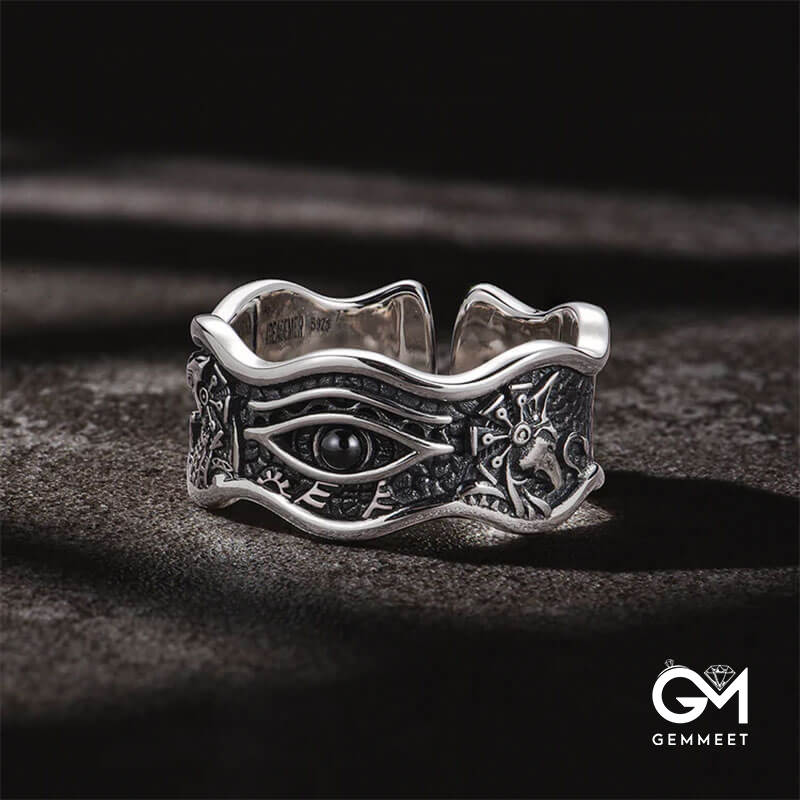 Vintage Men's Eye Of God Horus Rings