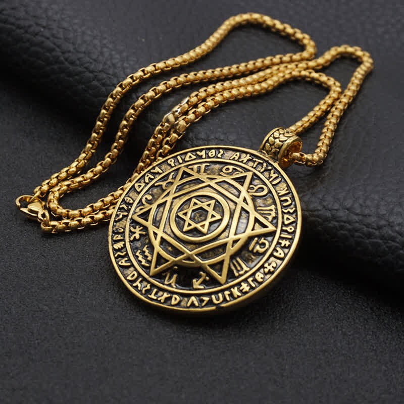 Men's Constellation Amulet Solomon Necklace