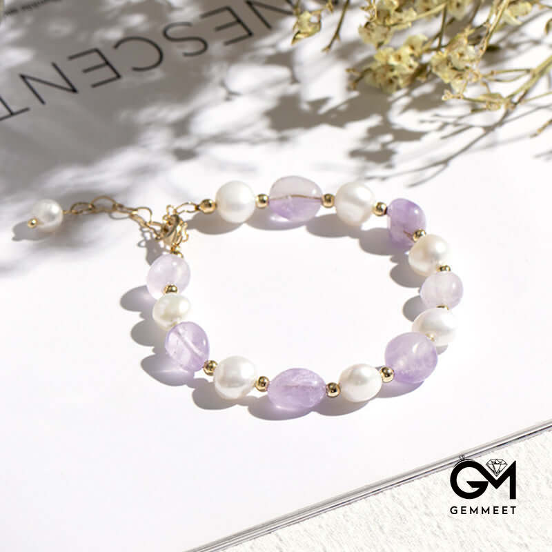 Fashion Crystal Pearl Jewel Bracelet