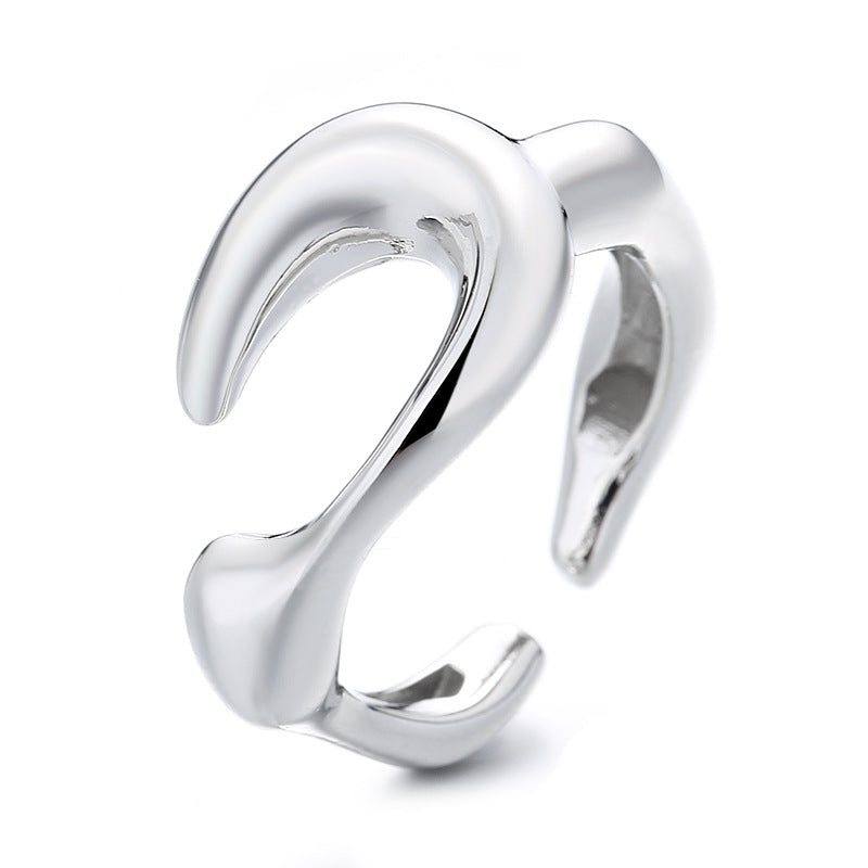 Small Set Irregular Irregular Opening Ring