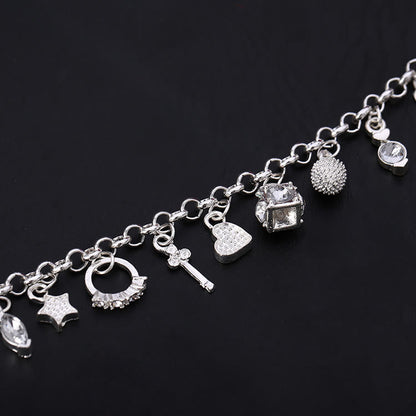 Thirteen Hanging Pieces Women Bracelet