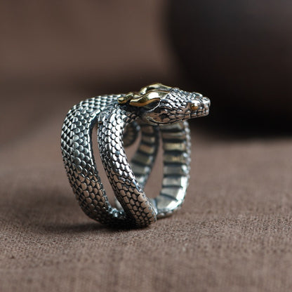 Men's Vintage Viper Ring