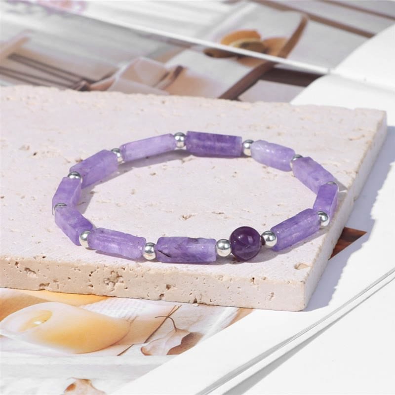 Natural Amethyst Body-purify Slimming Bracelet