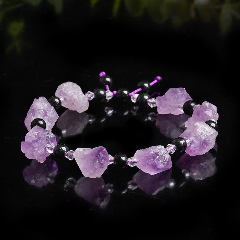 Natural Amethyst Healing Gemstone Bracelet