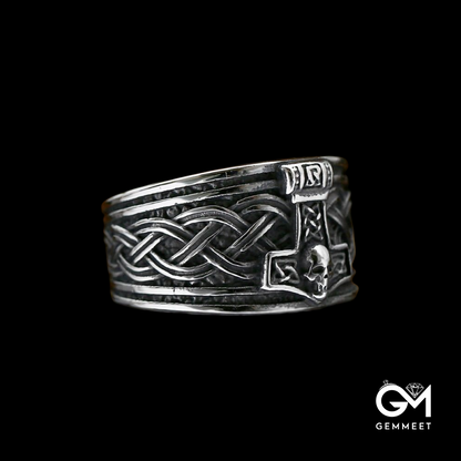 Vintage Viking Ship Anchor Ring