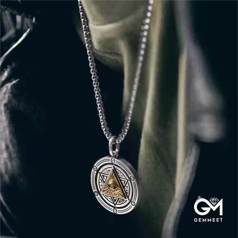 Men's Egyptian God's Eye Necklace