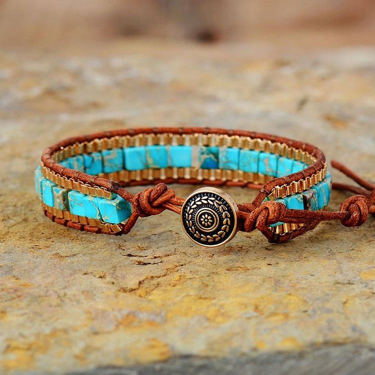 Turquoise Rock Orgone Bracelet