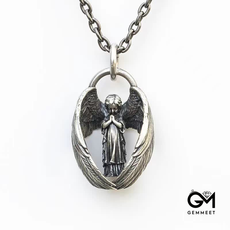 Guardian Angel - Seraphim Angel Wings Necklace