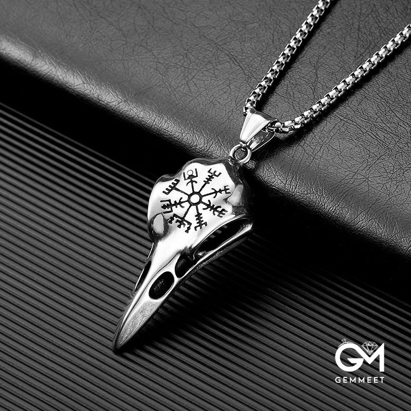 Eagle Beak Viking Titanium Pirate Titanium Steel Necklace