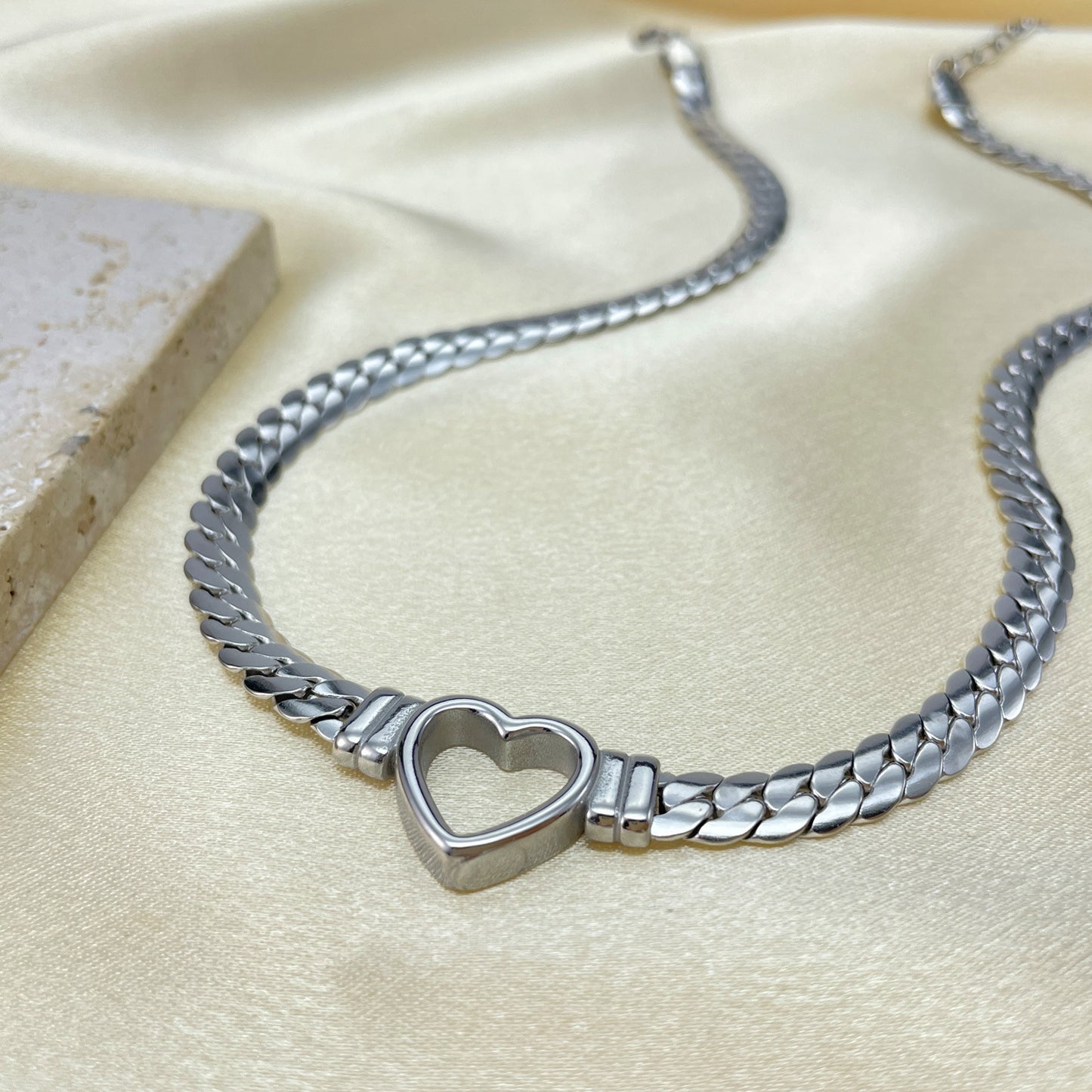 Snake Bone Chain Love Necklace