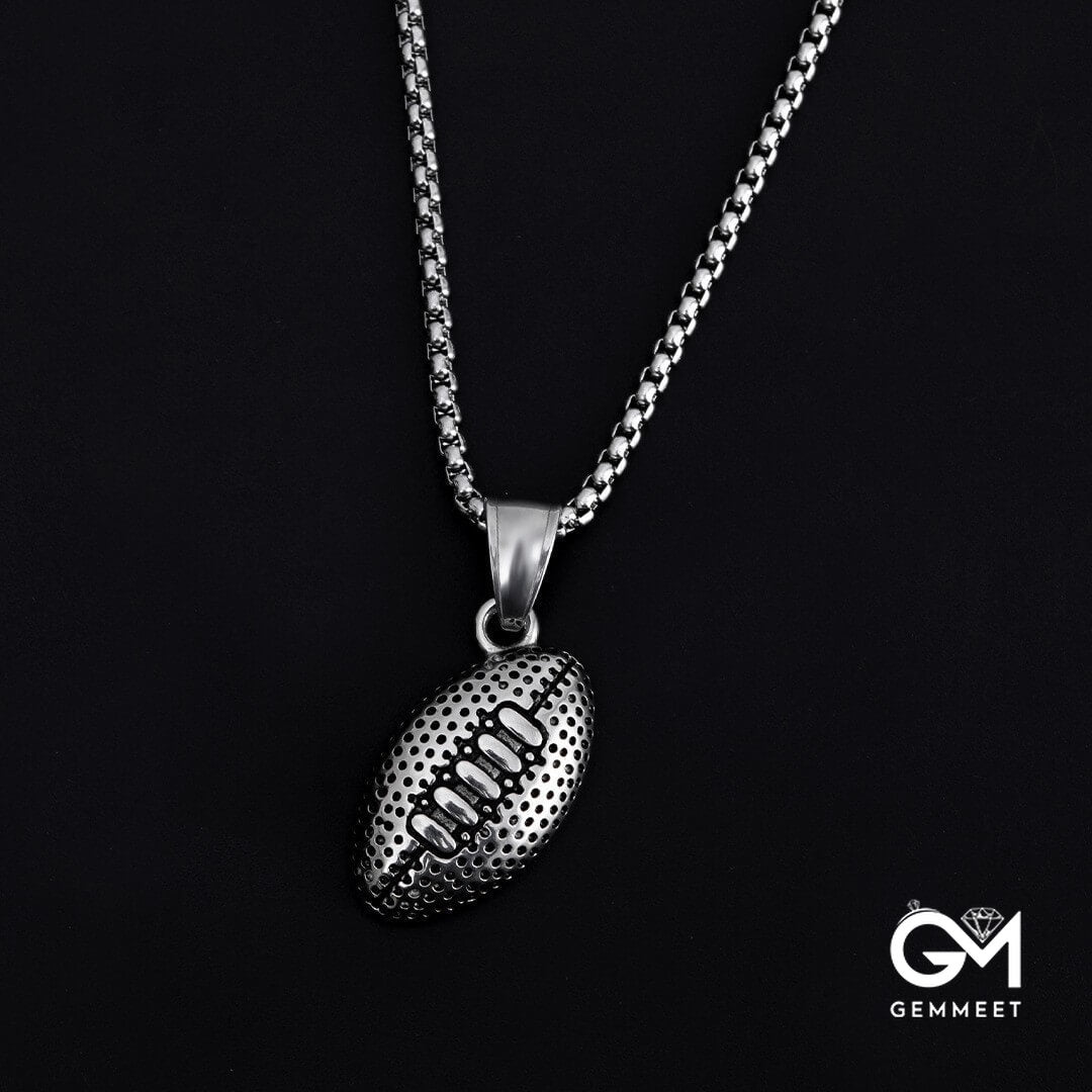 Titanium Steel Rugby Necklace