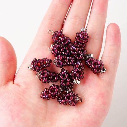 Natural Garnet Grape Shape Necklace