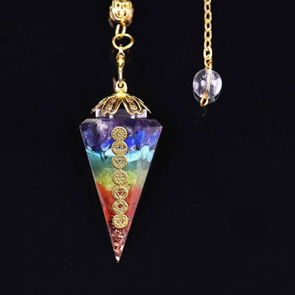 Chakra Orgone Divination Pendulum