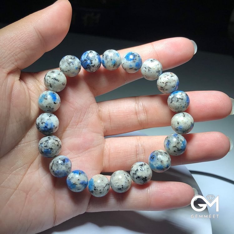 Natural Azurite 11mm Beads Energy Stone Bracelet