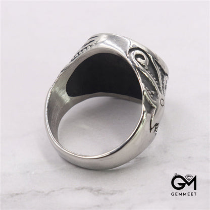 Titanium Steel Octopus Sailing Ring