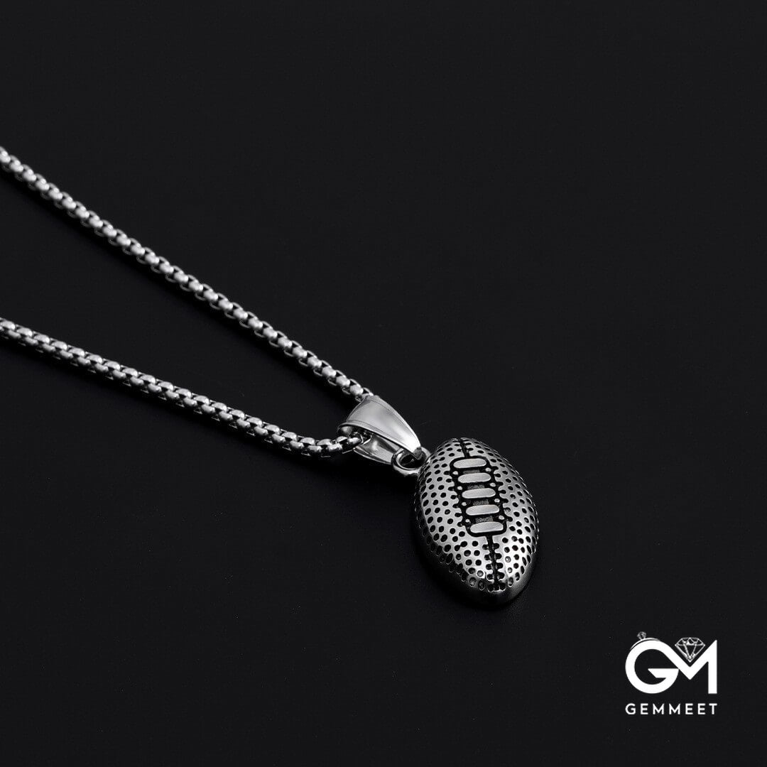 Titanium Steel Rugby Necklace