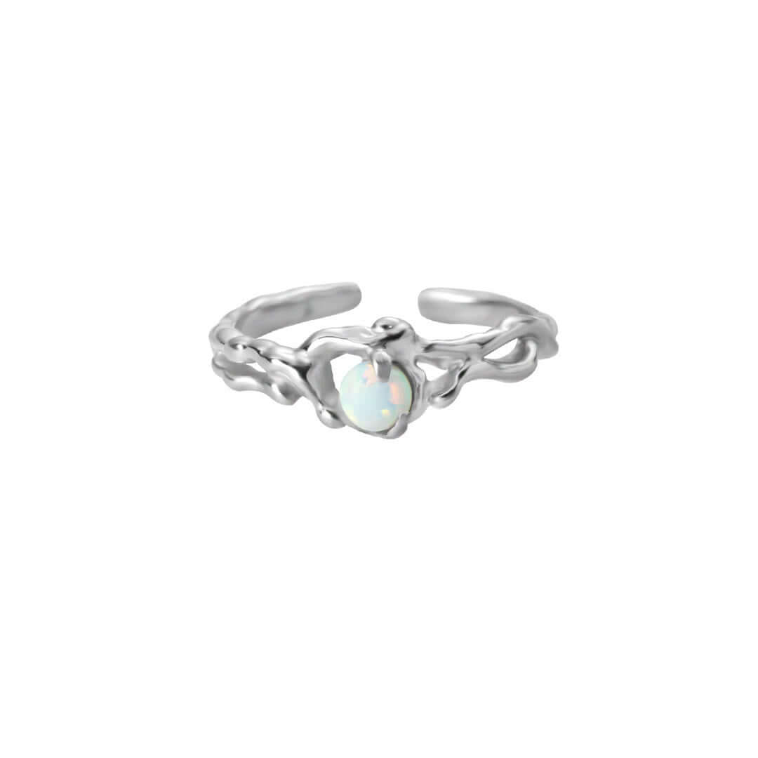 Natural Opal Irregular Ring