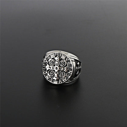 Retro Cross-shaped Punk Domineering Ring for Men