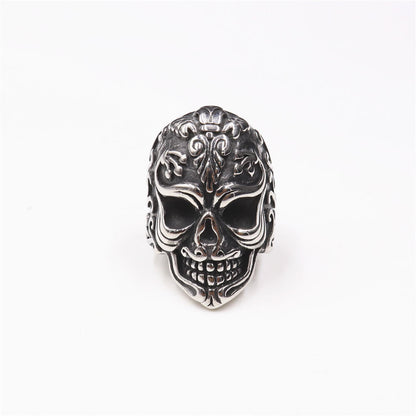 Men's Skull Titanium Steel Ring