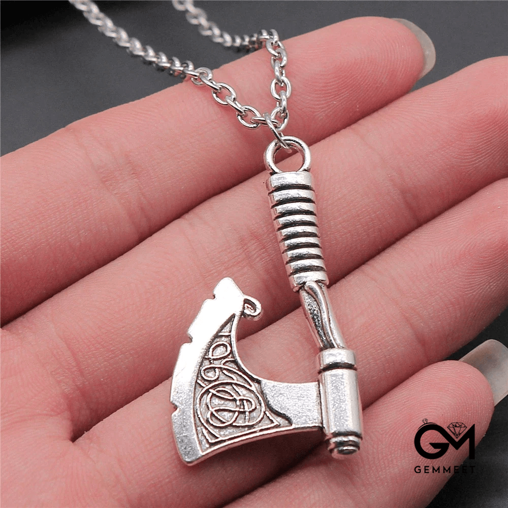 Personalized Tomahawk Alloy Amulet Necklace