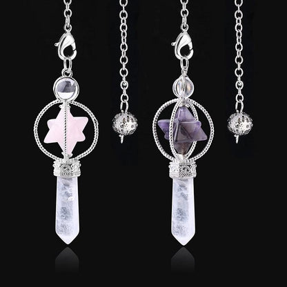 Natural Crystal Stone Pendulum