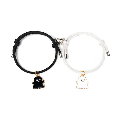 Halloween New Love Magnets Attract Couple Bracelets A Pair of Bracelets