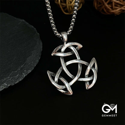 Viking Mythology Twisted Titanium Steel Pendant