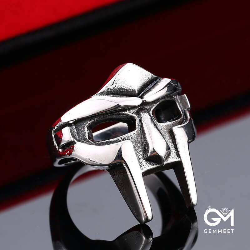 Vintage Personality Mask Titanium Steel Ring