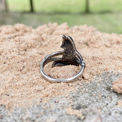 Creative Retro Big Tail Fox Ring