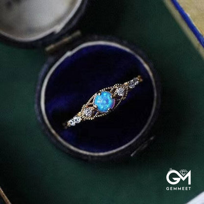 "The Mystery Healer" - Opal Retro Ring