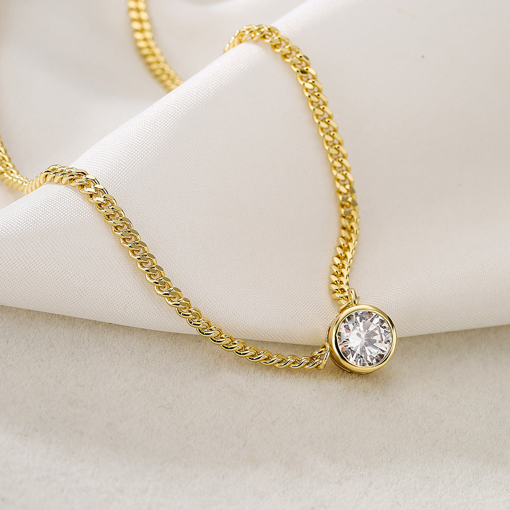 Cute Pendant Cuban Chain Necklace