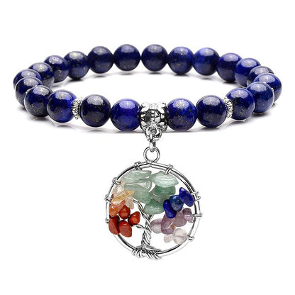 Chakra Tree Of Life Amethyst Bracelet