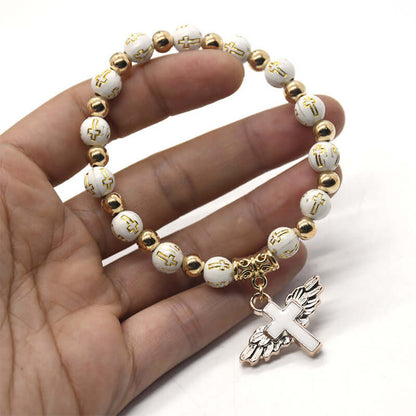 Angel Cross Symbol Bracelet