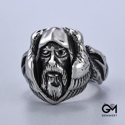 Titanium Steel Head Shape Ring