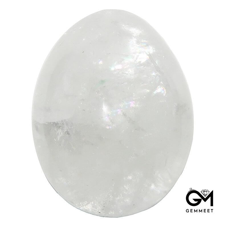 Easter Clear Quartz Miracle of Life Crystal Egg