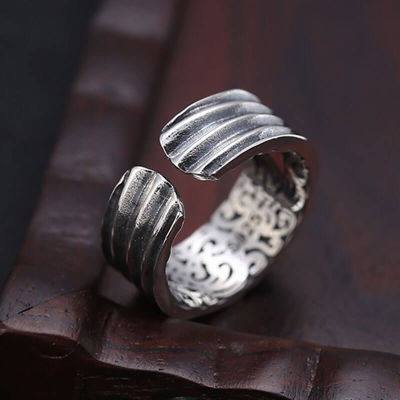 Men's Eye of God Adjustable Ring