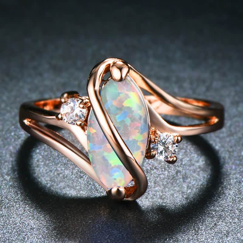 Women's Oval-Cut Opal S Ring