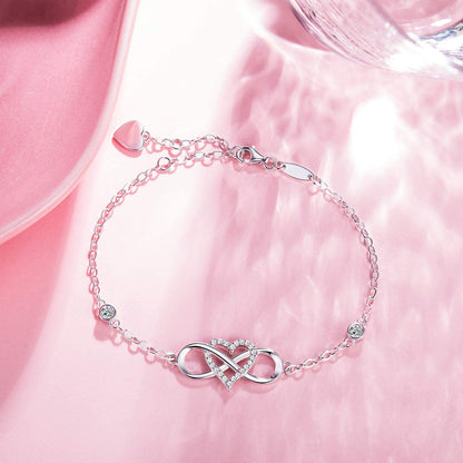 Fashion 8-Shaped Heart Bracelet