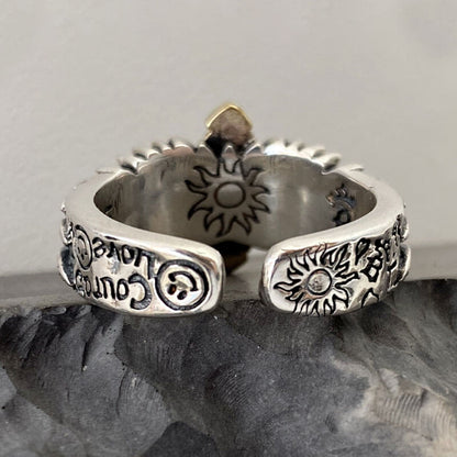 Cross & Wings Character Ring