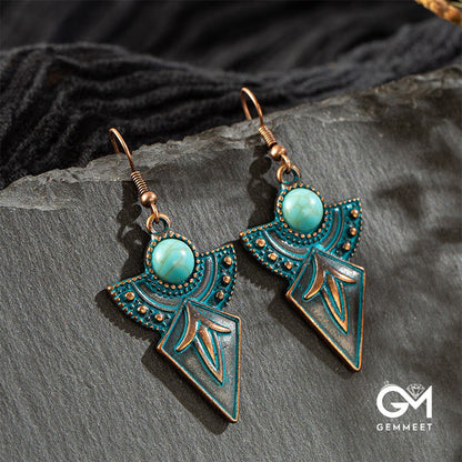 Vintage Turquoise Bohemian Earrings